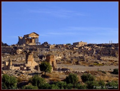 Dougga is an ancient Roman city