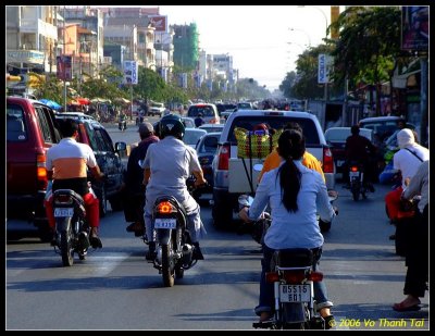 On the move, Phnom Pehn