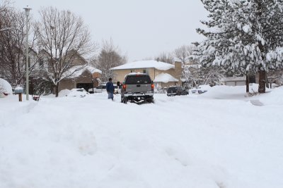 Thursday Noon our street.JPG