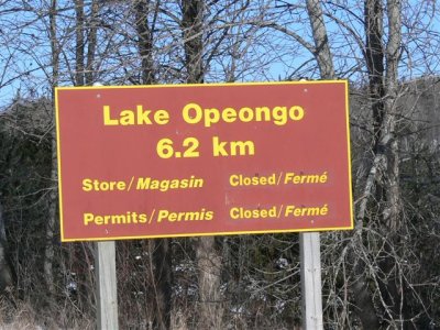 Opeongo Sign