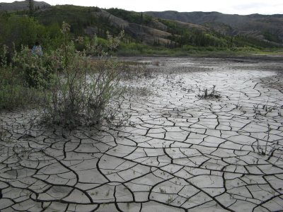 Mud coming out of Sherbert Hills