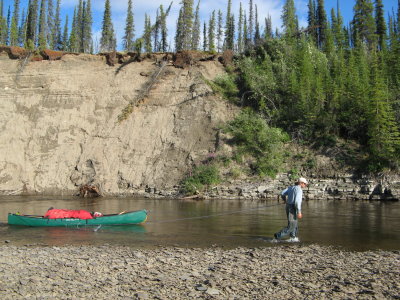 More tracking up the Kugaluk, 400+' vert worth