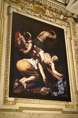 Caravaggio, crucifixion of St Peter