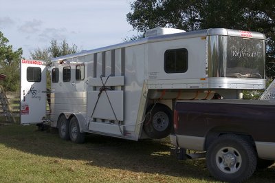 Lex's horse trailer