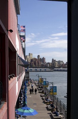 pier, facing Brooklyn