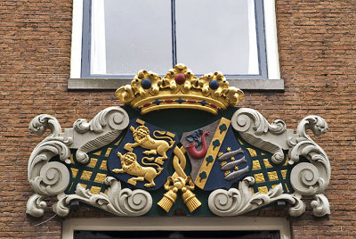 above a door