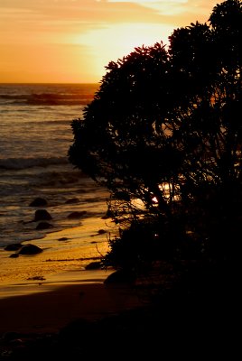 Sunset on Ventura Beach