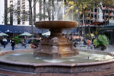 Fountain at Bryant Park