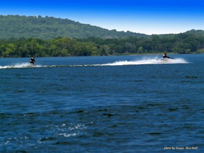 Matt on the Ski's