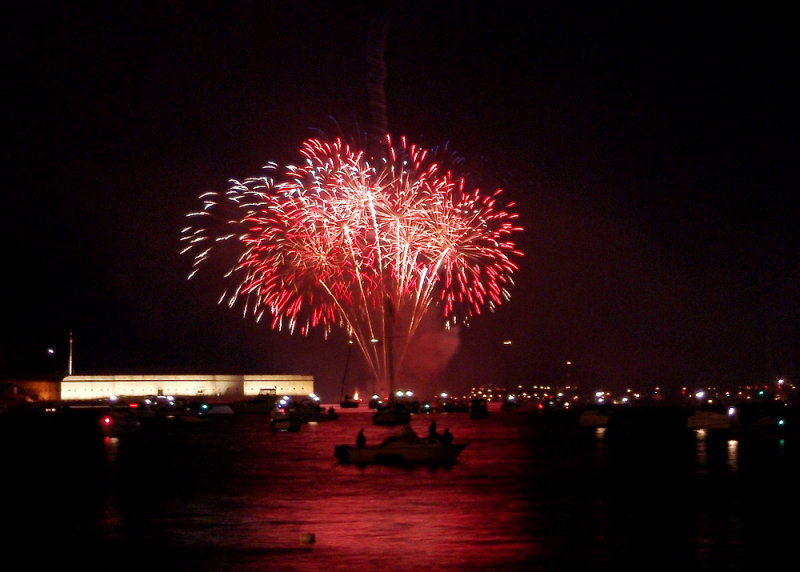Newport, RI fireworks | July 4, 2004