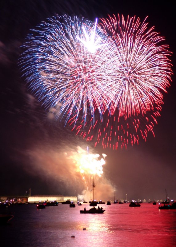 Newport, RI fireworks | July 4, 2004