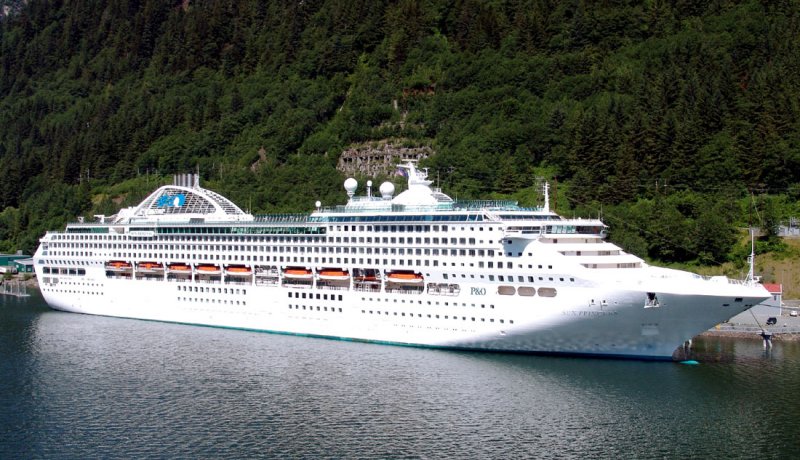 Sun Princess at Juneau