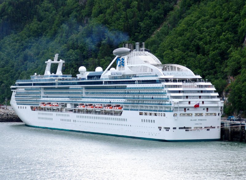 Island Princess at Skagway, AK