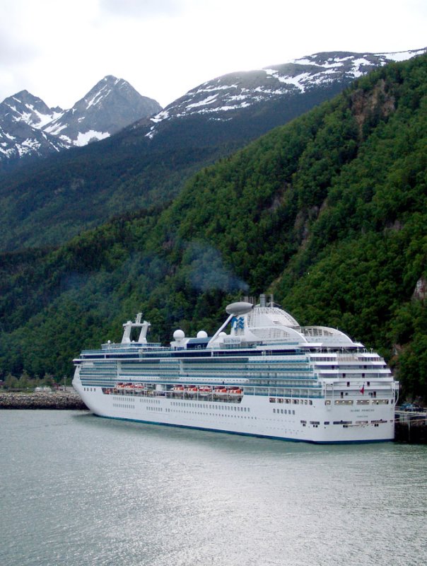 Island Princess at Skagway, AK