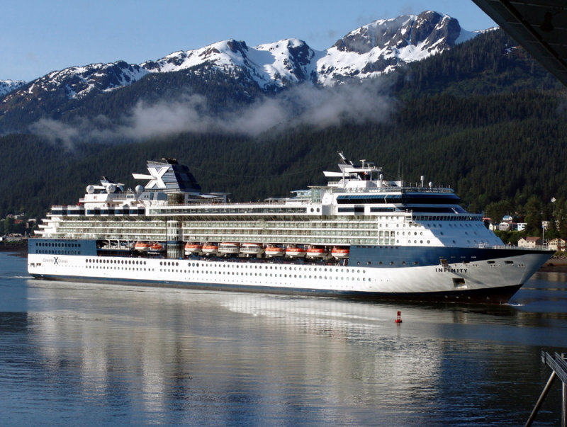 Infinity Arriving Juneau, AK