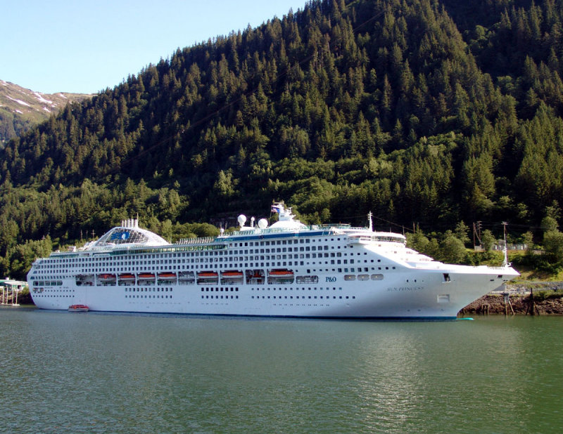 Sun Princess at Juneau, AK