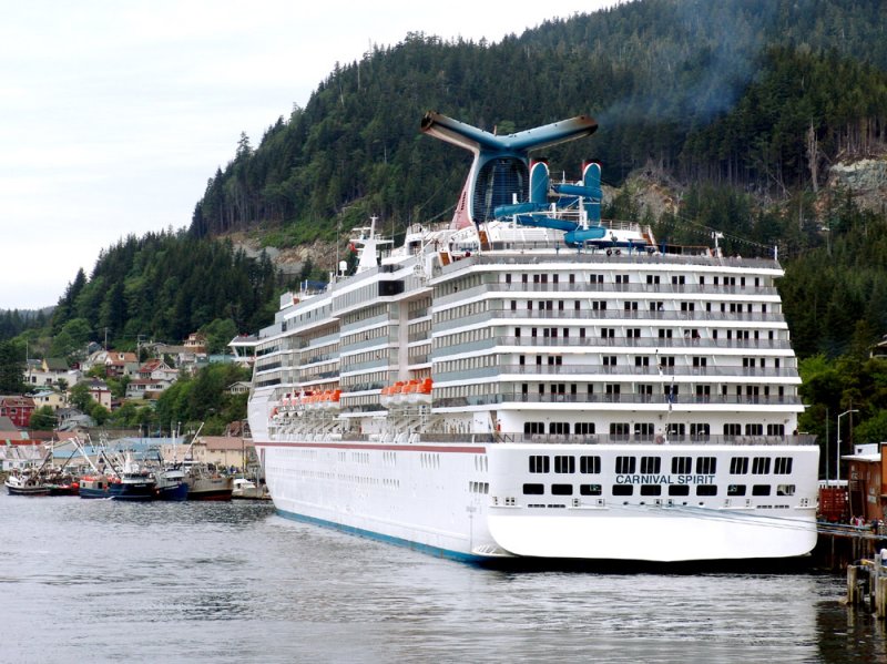Carnival Spirit at Ketchikan, AK