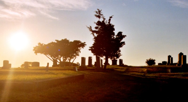 Cemetery Sunset