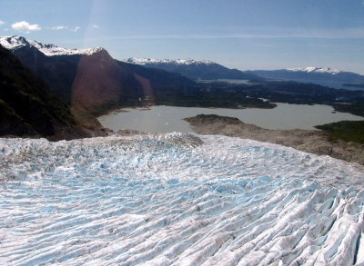 Down the Face of the Glacier
