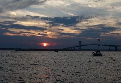 Sunset over Narragansett Bay