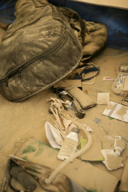 Interior of  Neighbors Tent