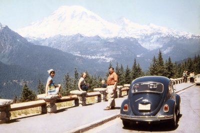 Mt Rainer and Bug 1970.jpg