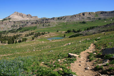 First View Sunset Lake (9608 Ft).jpg