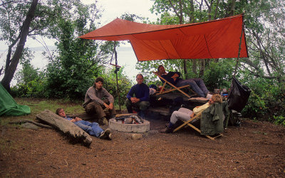 Camp on Patos Island