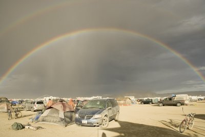 Rainbow after Dust Storm