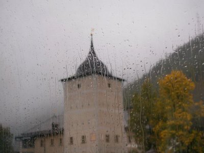 Through a bus window