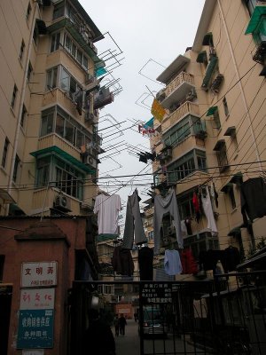 Alley behind Kirsten and Stephen's apartment