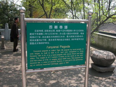 Explanation of Yunyan Pagoda