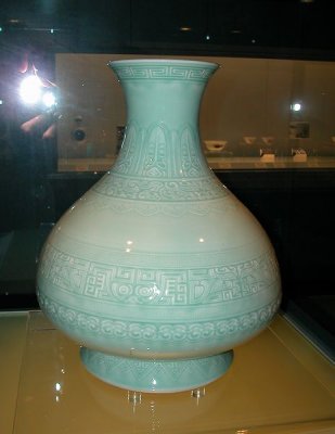 Beautiful celadon vase, Shanghai Museum
