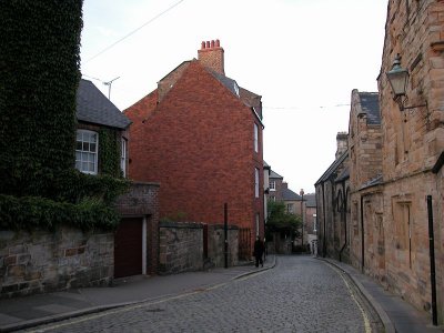 The old town just below the Cathedral precinct - Saddler St
