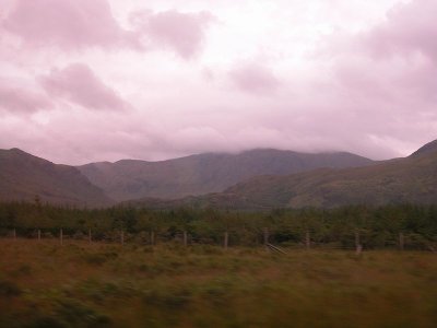 View fromthe bus - The Isle of Mull