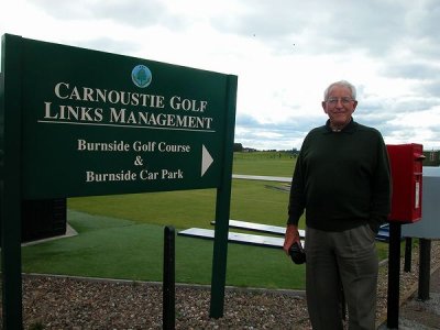 John happy to be at Carnoustie