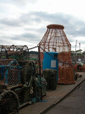 Creels at St Andrews Harbour
