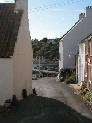 Looking back towards the harbour