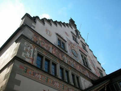 The front of the Old Rathaus - detail