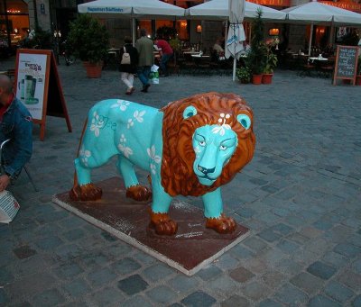 One of Munich's many lions