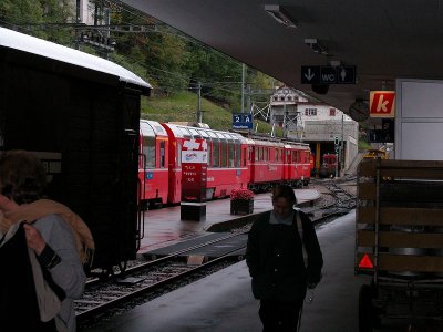 Train journey finished at Poschiavo
