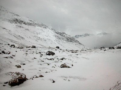 Julier Pass above St Moritz