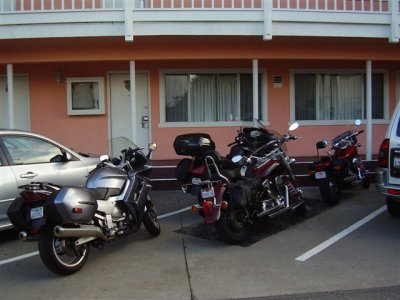 Our reliable bikes resting.