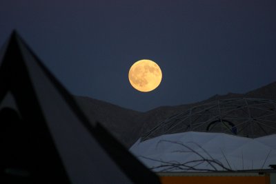 Moonrise over Black Rock City
