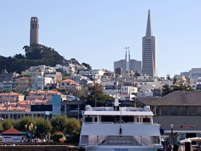  Coit Tower and Pyramid