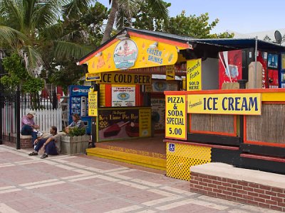 Mallory Square ice cream stand