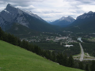 Town of Banff from Mt. Norquay