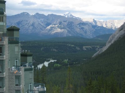 Fairholme Range from Rimrock Resort Hotel