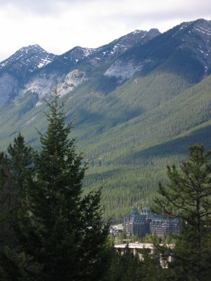 Banff Springs Hotel and Sulphur Mt.