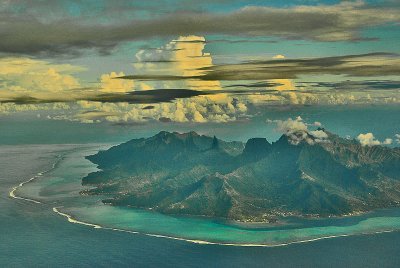 Island of Mora, across from Tahiti